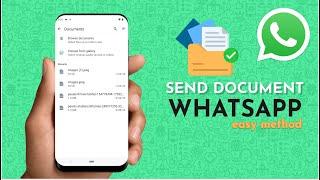 How to Send Documents & PDFs on WhatsApp (Step-by-Step Guide)