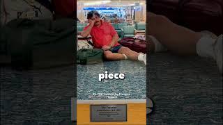 He's been stuck in this glass cube for years!#shorts #interesting #viral #art #airport #florida