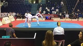 Moscow 2017 World Taekwondo Grand Prix -80kg Anton Kotkov(RUS) VS Maksim kharmatcov(RUS)