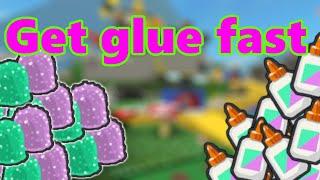 How to get Glue and Gumdrops FAST | Bee swarm |