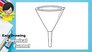 Easy Drawing Chemical Funnel