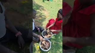 African village life #African mother is preparing offals for lunch #shortfeed #africa