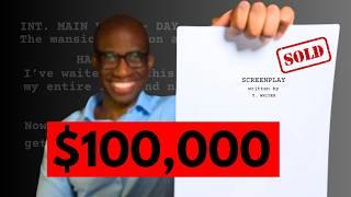 SOLD my first screenplay for over 100K - This Is How I Did It