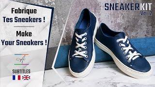 Create your own Leather Sneakers  with this DIY Kit by SneakerKit !