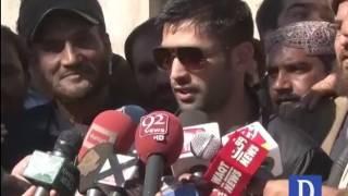 Boxer Muhammad Waseem media talks in Quetta