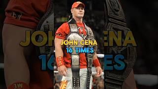 Wrestlers who won most wwe championship#shorts#viral