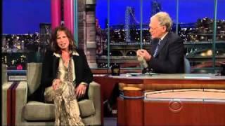 Steven Tyler on the Late Show with David Letterman