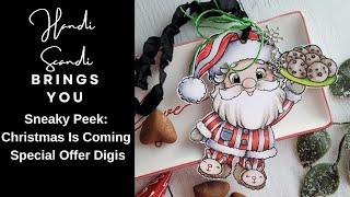 Sneaky Peek: Christmas is Coming Digis Super-Sized Tag