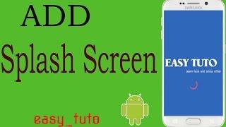 Add Splash Screen In App | Android Studio Tutorial (Beginners) HD | All About Android