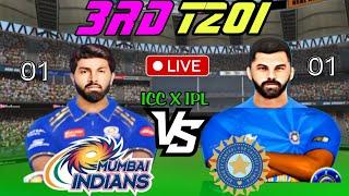 ICC X IPL SERIES 1|| 3RD T20I INDIA  VS MI || LIVE STREAMING  SA GAMING NEW TOURNAMENT