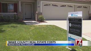 Median sale price of Wake County real estate jumps to record $405,000