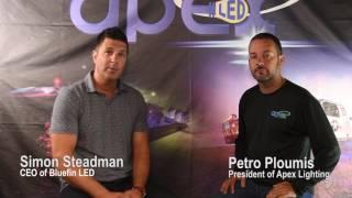 BluefinLED CEO visits their top dealer, Apex Lighting