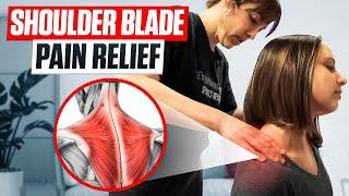 Shoulder Blade Neck Pain Relief (Deep Myofascial Release & Massage Therapy)