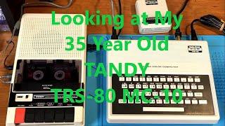 Looking at my TRS-80 MC-10:  Part 1
