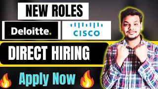 Deloitte Biggest Hiring Update | OFF Campus Drive | 2025, 2024 Batch Hiring | Cisco , Wipro Hiring