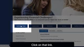 Logging Into Your MyMadison College Account