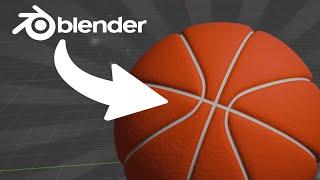 HOW to Make A BASKETBALL In Blender | Easy Tutorial