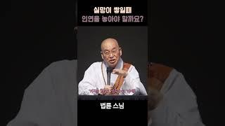 실망이 쌓일 때 인연을 놓아야 할까요? #법륜스님 #실망 #기대