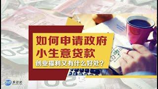 【创业福利】如何申请加拿大政府小生意贷款? 又有什么好处？| 多咨处（S2 Consulting）| 加拿大