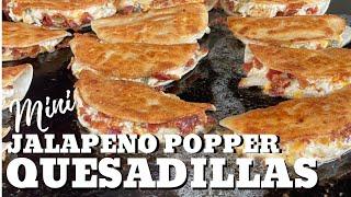 Chicken Jalapeño Popper Mini Quesadillas