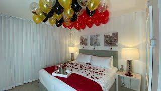 ROMANTIC BEDROOM DECORATIONS | SPECIAL OCCASIONS| VALENTINES DAY| BIRTHDAY IDEAS