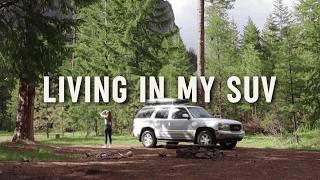 Alone in the woods | Living in my SUV