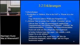 Was ist Wissenschaft? 12: Erklärungen: Vorbemerkungen und E. mit empirischen Verallgemeinerungen