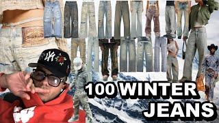  100 JEANS FÜR WINTER 2024 /2025  BAGGY JEANS & BOOTCUT JEANS - Part 1 