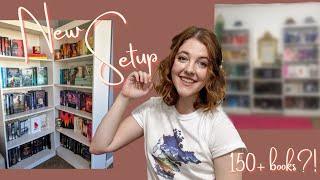 NEW SHELF SETUP + Tips for moving 150+ books