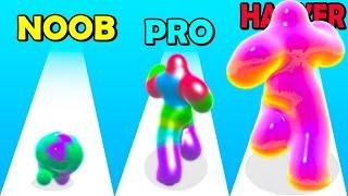 MAX LEVEL in Blob Runner 3D (All Skins & Hats)