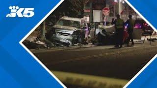 8 people injured in crash caused by street racer in Seattle