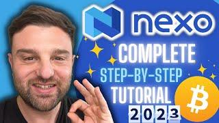  NEXO TUTORIAL 2023!! // HOW TO EARN HIGH!!! INTEREST ON YOUR CRYPTO!! + BORROW CRYPTO / CARD 0%
