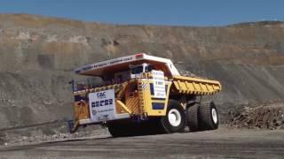 World s Largest Truck in Action   Extreme Mining Dump Truck BelAZ-75710