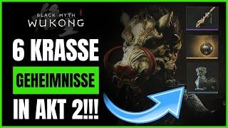 GEHEIME GEBIETE in Akt 2 mit MEGA BOSSEN & GEILEM LOOT! Black Myth Wukong Quest Akt 2