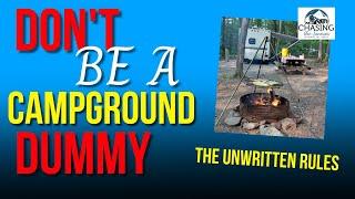 The Untold Rules of Rving and Camping- RV Life