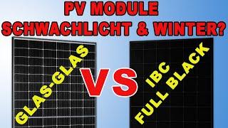 Beste PV-Module für Winter | Erfahrungen | Schwachlicht PV-Module Vergleich