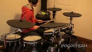 smell like spirit teen from nirvana drum cover by pococteam