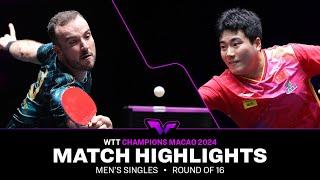 FULL MATCH | Simon Gauzy vs Liang Jingkun | MS R16 | #WTTMacao 2024