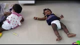 Twins Aru/ Avi 7months masti.