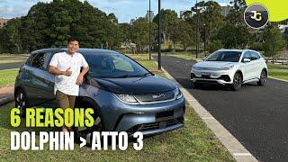 6 Reasons why the Dolphin is better than the Atto 3 | BYD