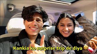 Kanika ko surprise trip de diya  @adarshuc