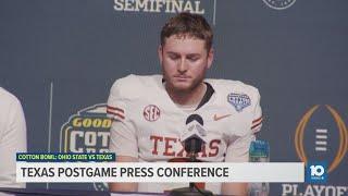 Texas postgame press conference: Steve Sarkisian, Quinn Ewers, Jahdae Barron | Cotton Bowl