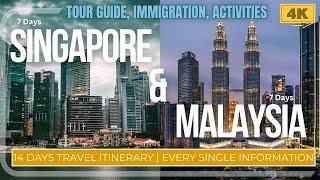 Singapore Malaysia Amazing Itinerary in Your Budget | Every Single Detail in Single Video