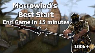 End Game in 15 Minutes - Best Morrowind Start