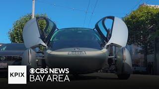 Test-driving a solar-powered car on the streets of San Francisco