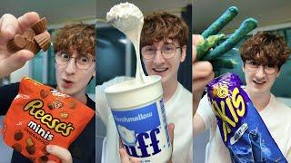 British Guy Ranks American Snacks For The First Time!