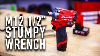 Milwaukee M12 FUEL Stubby Impact Wrench (M12FIWF12-0)