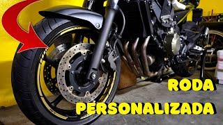 RODAS PERSONALIZADAS NA XJ6 ! ( SPINNINGSTICKERS )