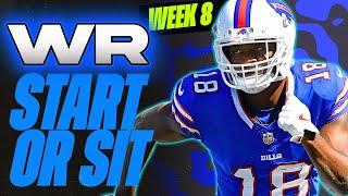  WEEK 8 WR MUST Start/Sit Analysis!  | 2024 Fantasy Football Advice