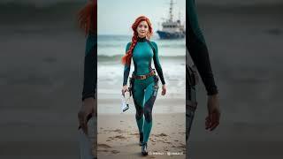 Ariel as a Real Marine Biologist  #Ariel2025 #DisneyTransformation #RoyalTransformation #aiart